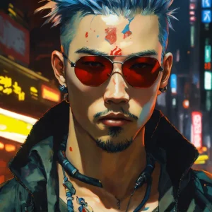 Cyberpunk neon